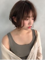 インビテーション(invitation) 小顔丸みショートスタイル