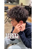 【夏にオススメ】スパイキーパーマ