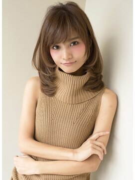 サードバイローラン(THiRD by ROULAND) 【THiRD】ホワイトグレージュチェリーブラウンミニウルフ