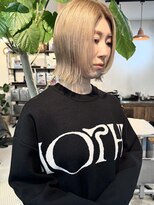 ウィム(wim)&nbsp;『無機質ベージュ』ベージュブロンド/ホワイトブロンド