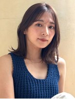 ザック ヴィ(ZACC  vie)&nbsp;くびれミディアム/シースルーバング/ オリーブベージュ