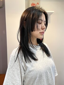 パープル(PURPLE) レイヤーカット/ウルフカット/姫カット