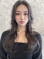 オリンテ バイ レシッド 表参道(orente by rcid)&nbsp;韓国レイヤーロング美髪グレージュアッシュインナーグレージュ