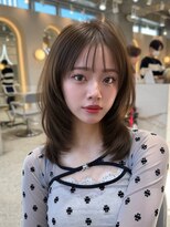 シーシンジュク 新宿南口(Sea shinjuku)&nbsp;大人ガーリー×ダークアッシュ[似合わせカット/ミディアム]