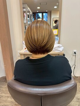 髪質改善/顔周りレイヤーカット/グレージュ[千葉/千葉駅]