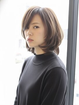 レウナ 外苑前(Reuna) 30代40代大人可愛いボブスタイル　ミディアム　ワンカール