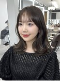 レイヤーカット顔まわり前髪セミロング20代30代40代