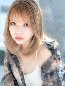 ローマ ギンザ(ROMA Ginza) ミディアムレイヤー顔まわりレイヤー顔まわりカット前髪カット