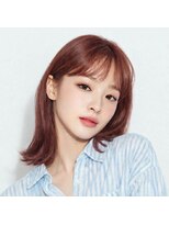 ヘアアンドメイク 心座(hair&make)&nbsp;大人かわいいピンクブラウン