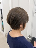 アニー 松戸(ANNI)&nbsp;ホワイトグレージュ/ミニウルフ/デジタルパーマ/チェリーブラウ