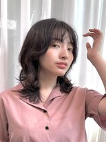 メゾンドイギー(MAISON de IGGY)&nbsp;ミディアム/パーマ/シースルー/ゆるふわパーマ