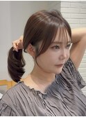 顔まりカット
