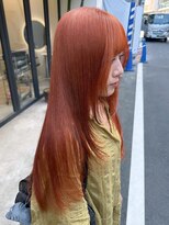 フラム 渋谷(flamme)&nbsp;◯【ブリーチ１回】ぱきっとオレンジ