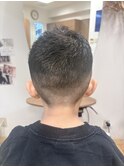 【キッズカットお手入れ簡単ストリートフェードカットボウズ】