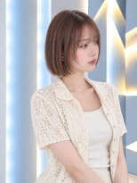フォト 新宿三丁目(foto)&nbsp;髪質改善縮毛矯正地毛風ストレート切りっぱなしボブ
