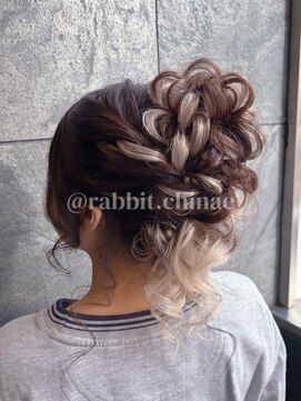 ラビットモア ヘアセット ナゴヤ(RABBIT more hair set NAGOYA) アップみたいなおだんご