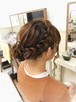 【ヘアセット専門店】Mature編み込みアップ