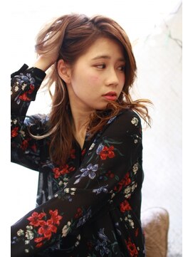 トヌコア ルア 下北沢店(TONUKOA RUA) 『TonukoaRua』大人かわいい横揺れウェーブなミディ☆