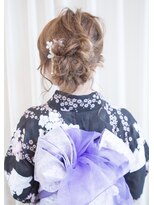 エール(a:le)&nbsp;浴衣ヘアアレンジ