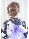 浴衣ヘアアレンジ