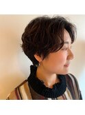 春に向けて、ショート×パーマ