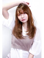 ラフィス ヘアーピュール 梅田茶屋町店(La fith hair pur) 【La fith】 ワンカールセミロングスタイル