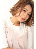 [大人女性サロン/広尾]大人可愛い２０代３０代４０代外はねボブ