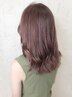 【髪質改善】透明感カラー+髪質改善プラチナトリートメント
