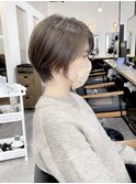 大人美人30代40代前下がりショートボブ丸みショート【横浜】渋谷