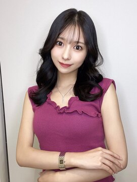 マティス 表参道(matiz) 大人ガーリー/黒髪/ワンレンネビージュボブウルフ小顔