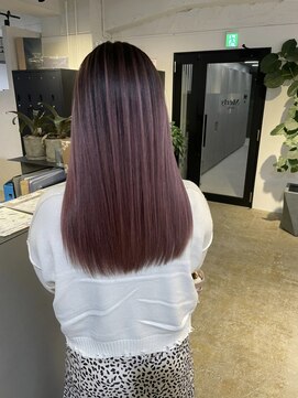 メリー オオサカ(Merly Osaka) カラー系のバレイヤージュも人気!_pink purple_