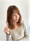 ふんわりミディアムスタイル