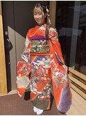 振袖着付け