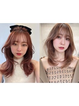 【渋谷駅4分】カット+カラー\5400~/顔周りの繊細なレイヤーで創る本格韓国ヘアを叶える＊[nok渋谷/韓国]
