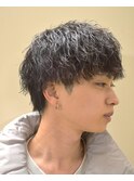 モテ流行り緩め波巻きスパイラルウルフ