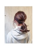 ブリーチなしダブルカラー×ラベンダーグレージュ