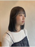 ブルーブラック/暗髪カラー/就活カラー/横浜