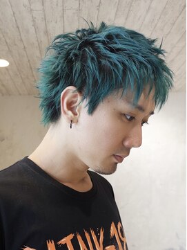 ボコカ(bococa) 【macana指名】ケアブリーチ 寒色 スパイキーショート