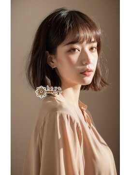 ヘヤ(heya) 無造作ミディアムボブ