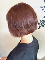 フラワー ナガハマ(Flower Nagahama)&nbsp;ミニボブ×ピンクブラウン