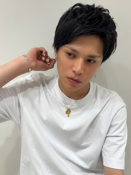 ネイロ 錦糸町(NeiRo) アッシュブラックカルマパーマベリーショートダークアッシュ