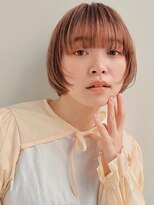 ガーデン 銀座(GARDEN)&nbsp;ミニボブ/顔まわりレイヤー/ショートボブ/イメチェン/ベージュ