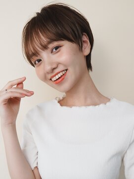 マノ 千歳烏山(MaNO) 〈m12〉大人ショートハイライト髪質改善キッズカット前髪30代40