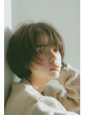ショート/ナチュラルカラー似合わせカット