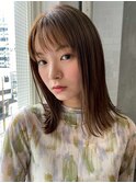 オリーブグレージュミルクティーベージュフェイスフレーミング