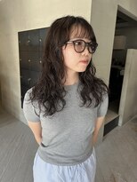 ヘアー アイス ルーチェ(HAIR ICI LUCE) ロングパーマ 無造作パーマ スパイラルパーマ20代30代/山中