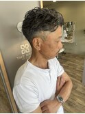 オールバックイケおじスタイル