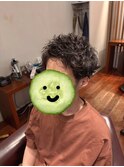短髪ツイストスパイラルパーマスパイキーショートパーマメンズ