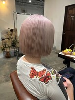 アオゾラヘアーカミノウラ(AOZORA HAIR kaminoura)&nbsp;ペールピンク/ホワイトピンク/ホワイトピンクベージュ