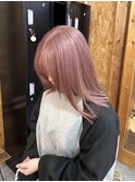 ピンクベージュ/ダブルカラー/ケアブリーチ/髪質改善/駅前/新潟